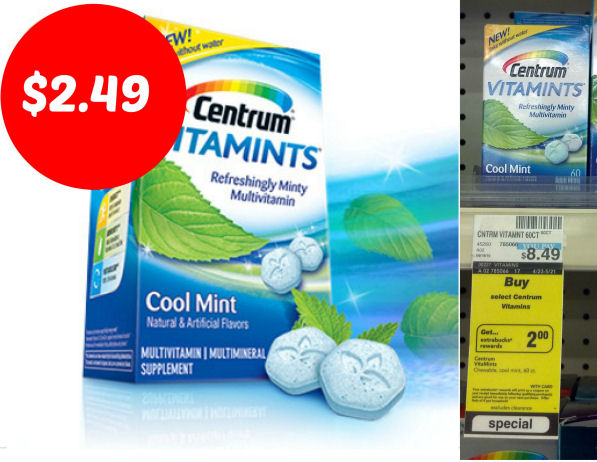 Centrum Vitamints Just $2.49!