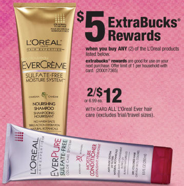 L'Oréal Ever Care Just $1.50 Each Next Week!