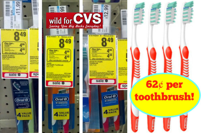 Oral B Multipack ECB = 62¢ Per Toothbrush!