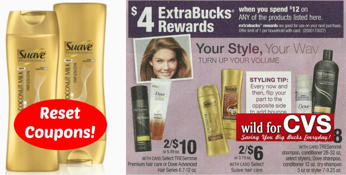 *Reset* Suave Gold Hair Care Coupon + Upcoming ECB Deal!