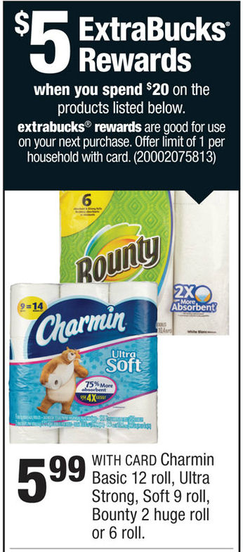 New Bounty Coupon = $3.74 6-Packs!