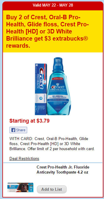 Crest Pro-Health Kids Toothpaste As Low As 49¢!