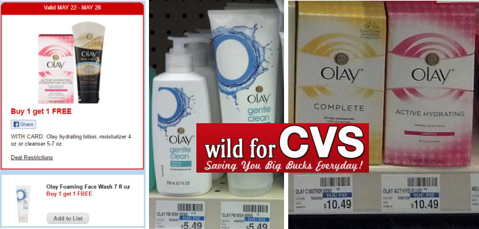 Olay cleansers & moisturizers deal