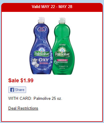 Palmolive Dish Liquid Less Than 7¢ Per Ounce!