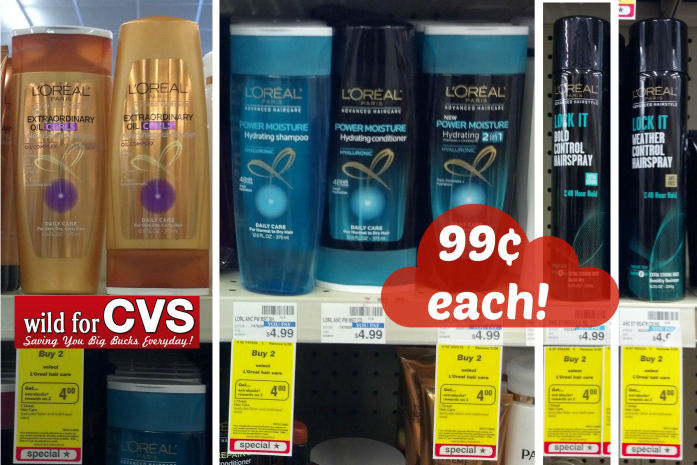 L'Oréal Advanced Hair Products As Low As 99¢