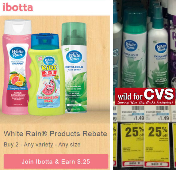 White Rain Hair Sprays 75¢ Each!