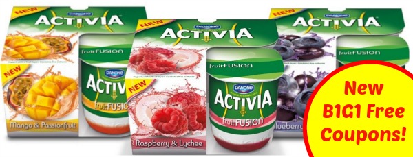 B1G1 Free Activia Coupons