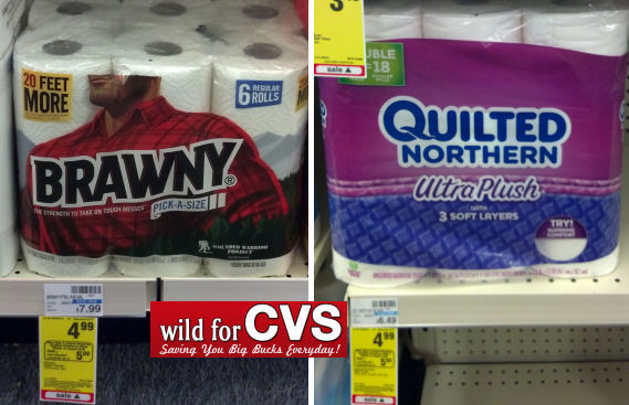 Brawny & Quilted Northern