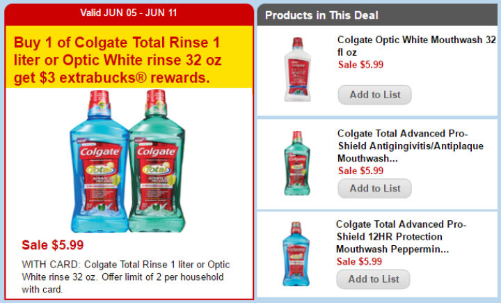 Colgate Rinse