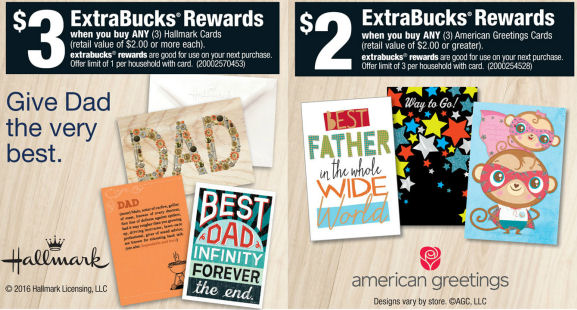 Free Hallmark Cards or 66¢ American Greetings Cards!