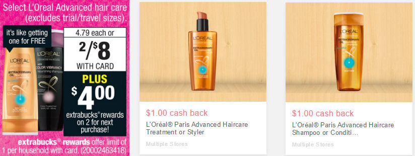 L'Oréal Advanced hair care deals