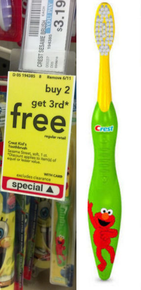 Crest Kids Toothbrushes $1.13 Each!