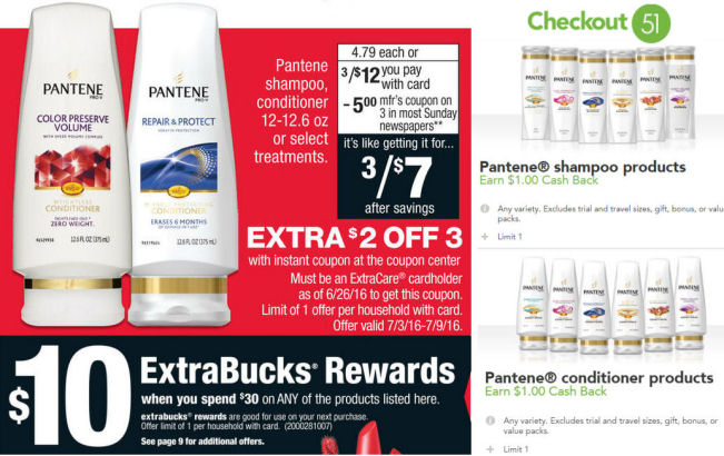 pantene deals