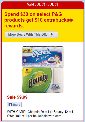 Charmin & Bounty deals