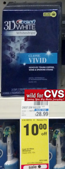 Crest 3d white whitestrips vivid classic deals