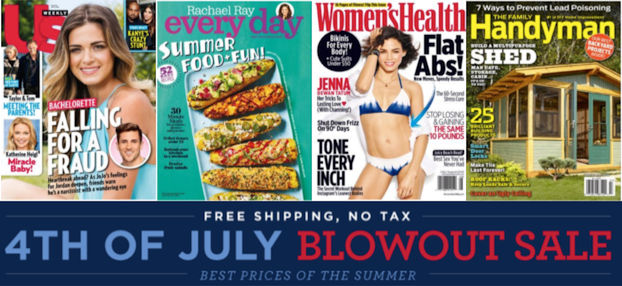 July Magazine Sale