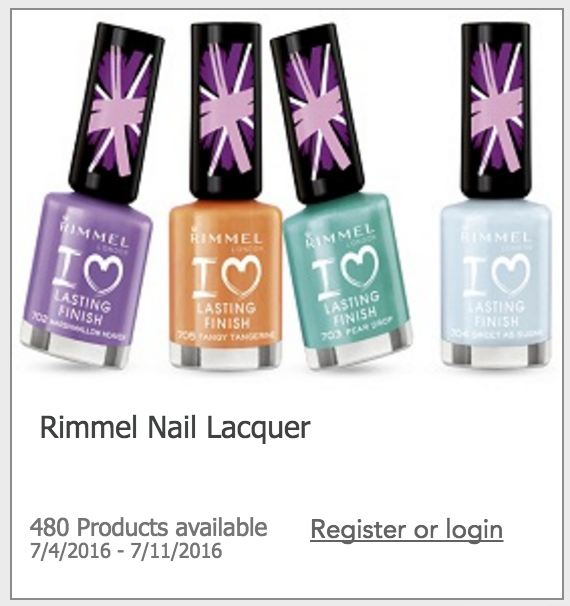 Free Rimmel Nail Lacquer