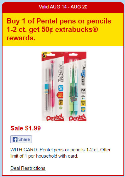 Pentel Energel deal