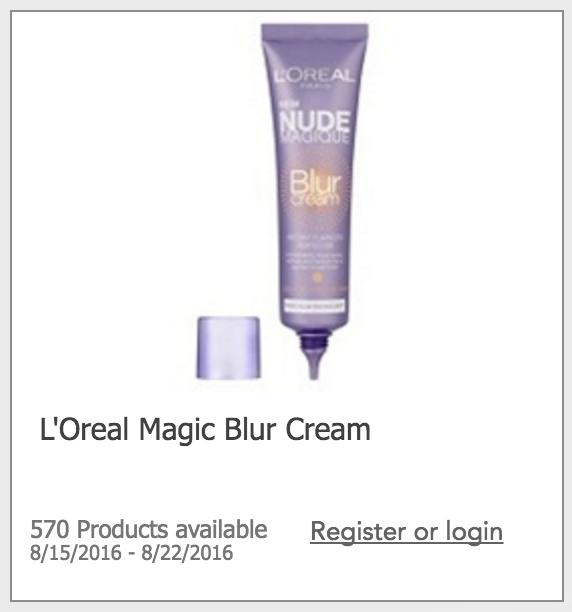 Free L'oreal Cream