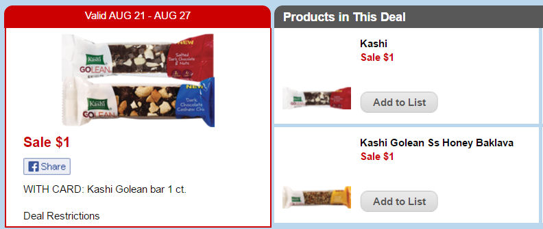 kashi bars