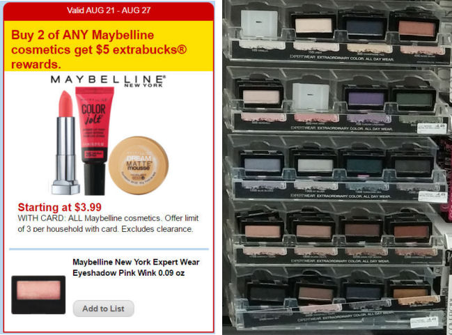 maybelline cosmetics deals