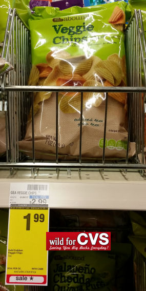 Gold Emblem abound veggie crisps deals