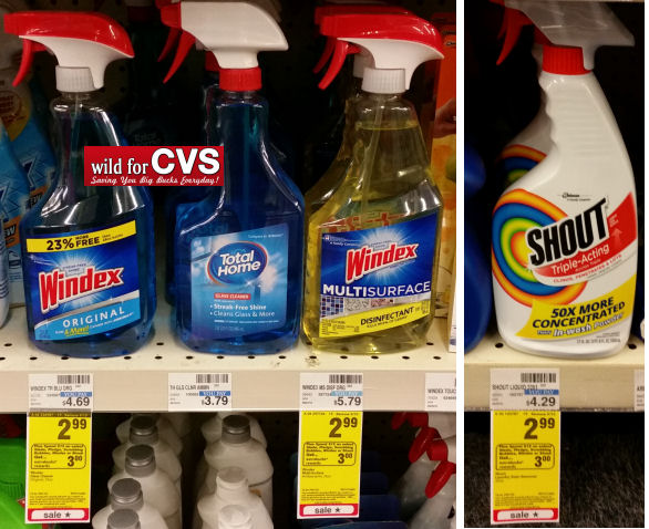 Windex  & SHout deals