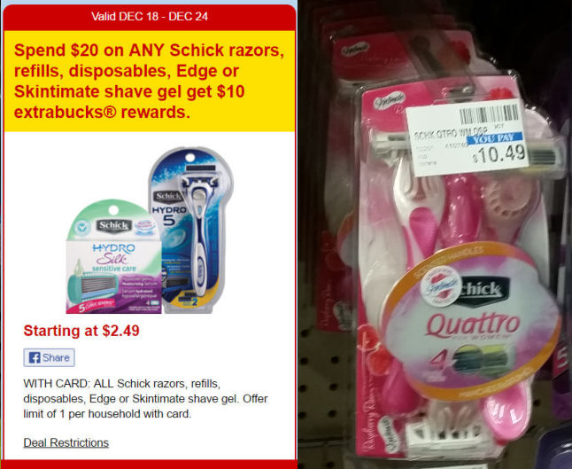 schick-quattro-razors-coupons-deals