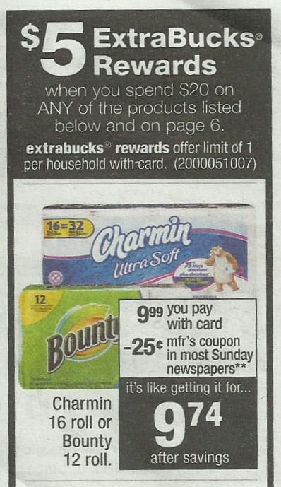 bounty & charmin deal