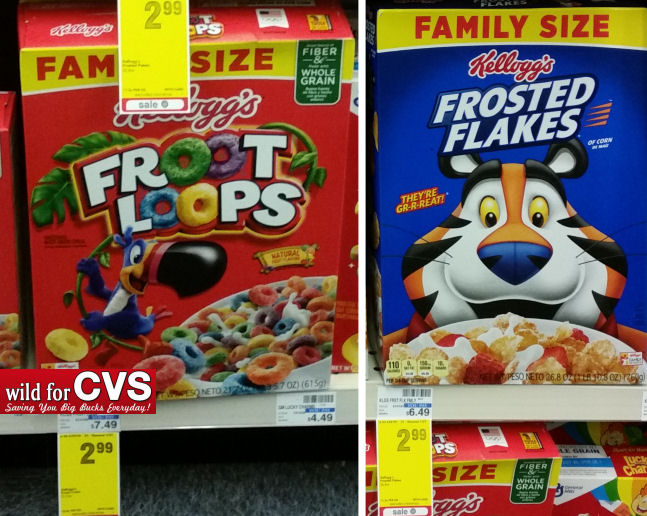 kellogg's family size cereal deals