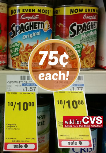 spaghettio's pasta deal