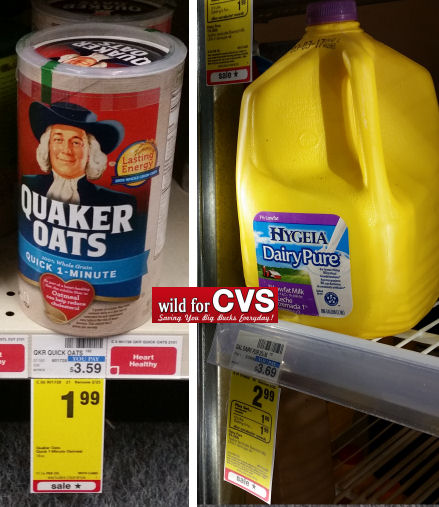 quaker oats and milk