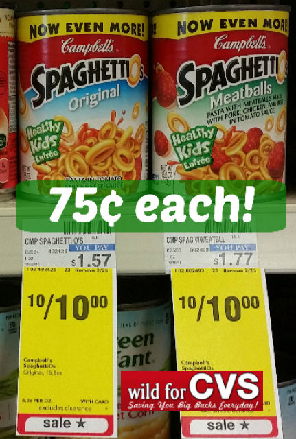 spaghettio's deal