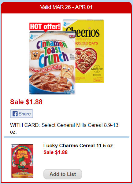 LUcky charms deal