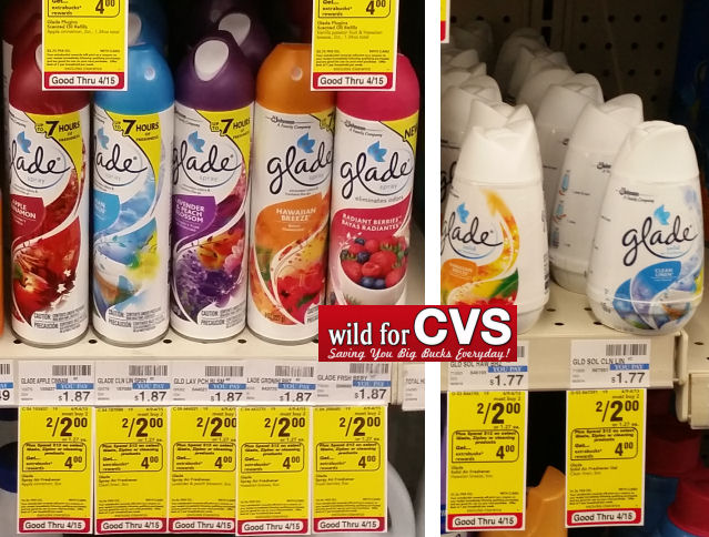 Glade sprays and solid air fresheners deals