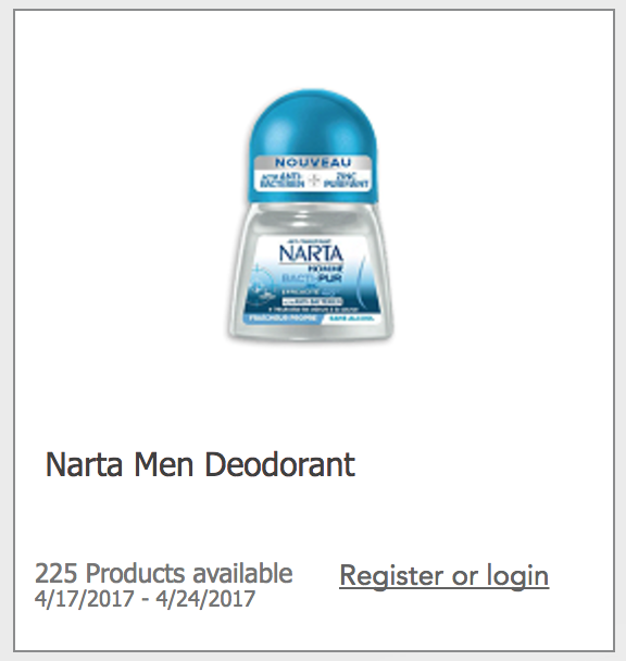 Free Narta Deodorant