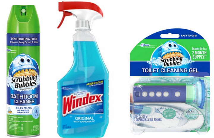 Scrubbing bubbles windex deal