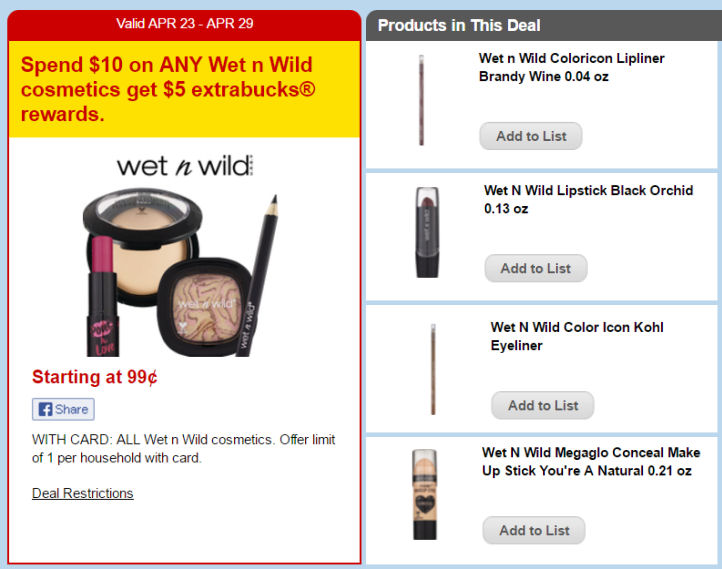 wet 'n wild cosmetics