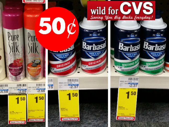 barbasol and pure silk deals