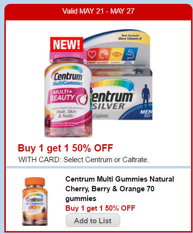 centrum multigummies deals