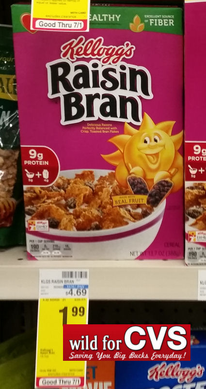 kellogg's raisin bran cereal