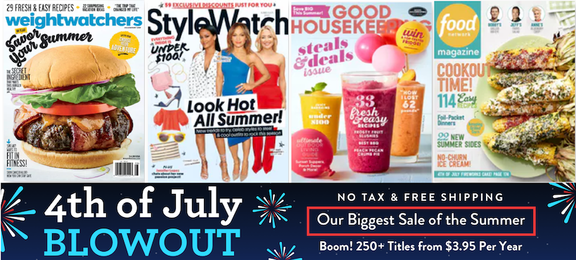 DiscountMags 4th of July