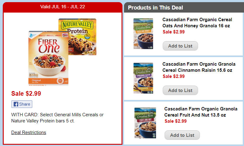 cascadian cereals