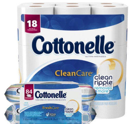 cottonelle and 84ct refill