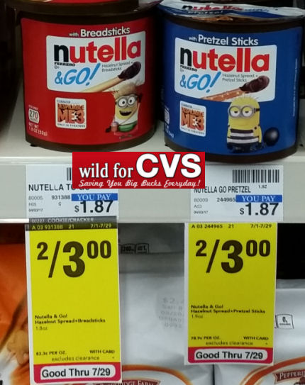 nutella & go deal