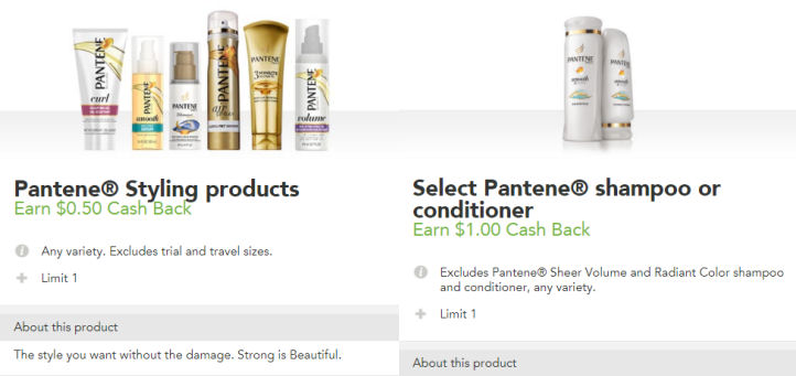 pantene checkout offers