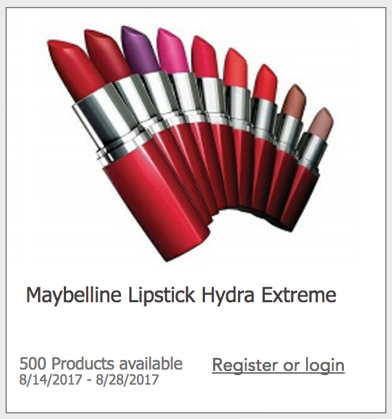 Toluna Maybelline Lipstick