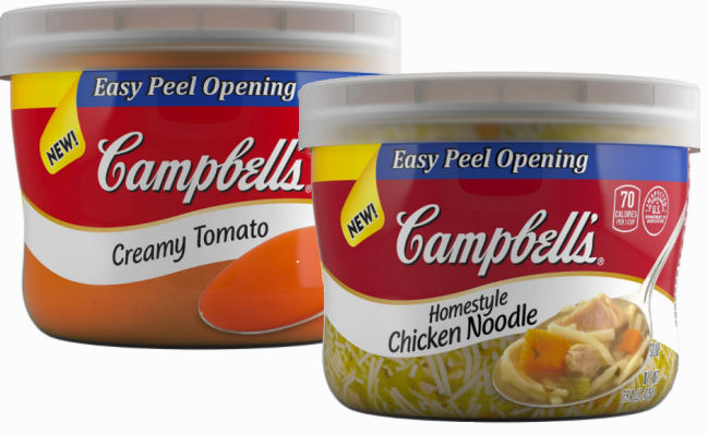 campbell's microwavable soups