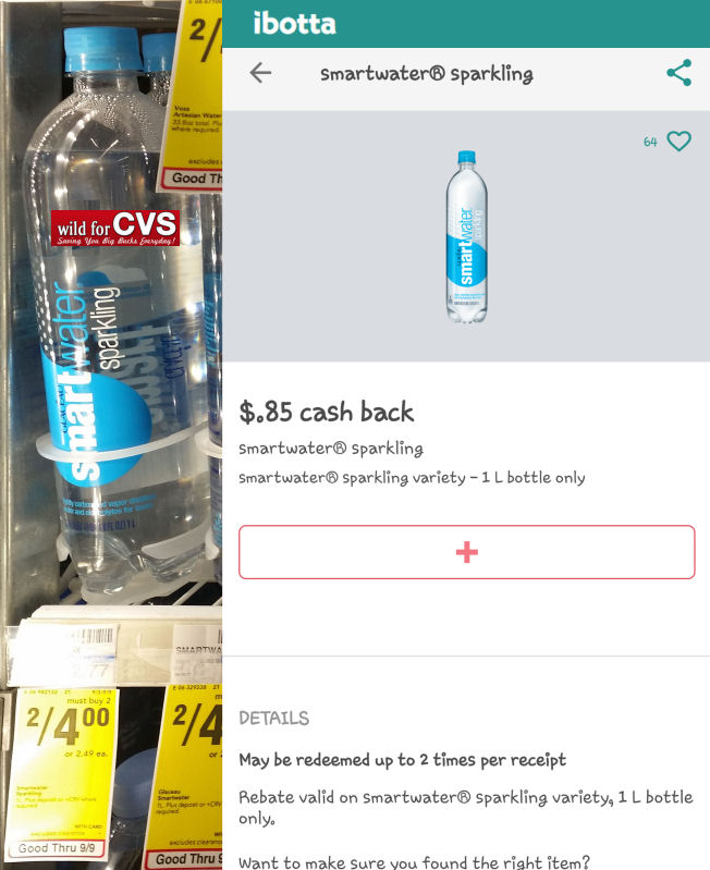 smartwater sparkling deals