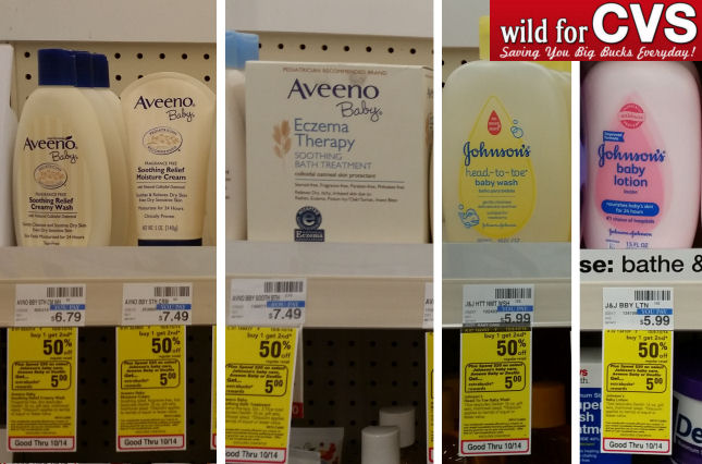 aveeno baby & johnson's baby deal